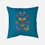 Butterflies-none removable cover w insert throw pillow-eduely