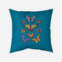 Butterflies-none removable cover throw pillow-eduely