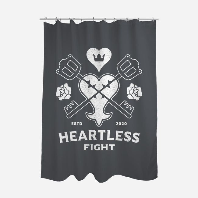 Keyblade Vs. Heartless-none polyester shower curtain-Logozaste