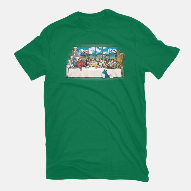 Anime Dinner-mens basic tee-trheewood