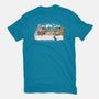 Anime Dinner-womens fitted tee-trheewood