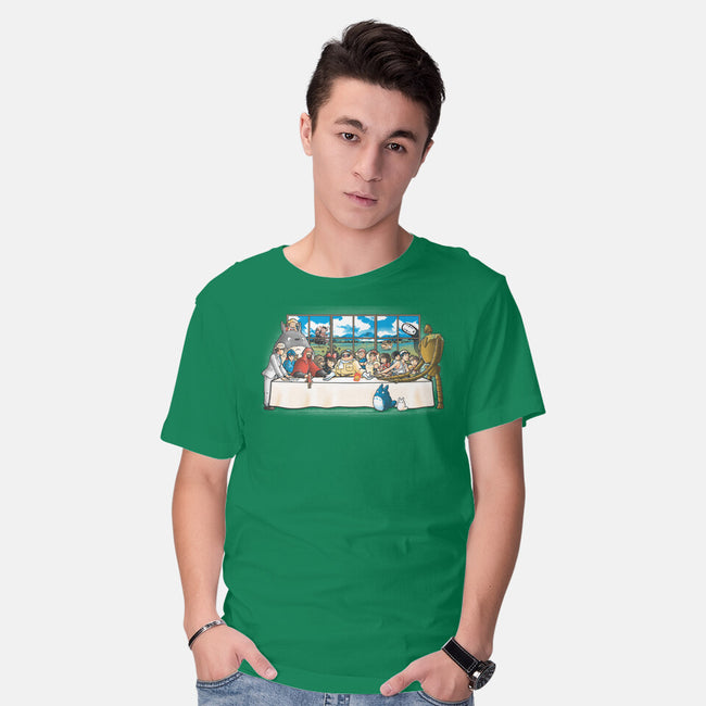 Anime Dinner-mens basic tee-trheewood