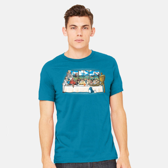 Anime Dinner-mens heavyweight tee-trheewood