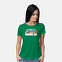 Anime Dinner-womens basic tee-trheewood