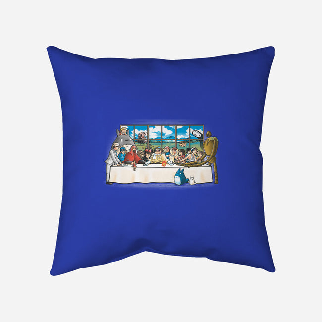 Anime Dinner-none removable cover throw pillow-trheewood