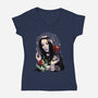 Sweet Morticia-womens v-neck tee-heydale