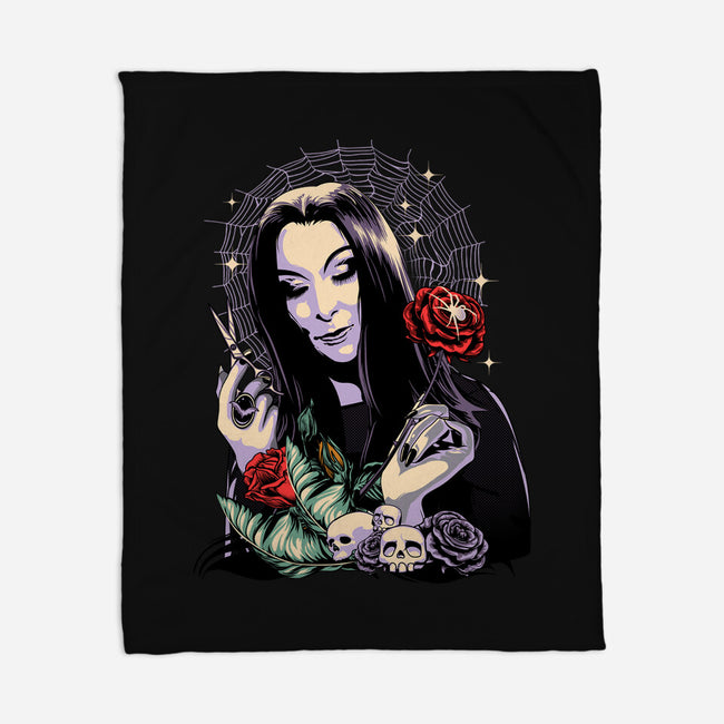 Sweet Morticia-none fleece blanket-heydale