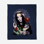 Sweet Morticia-none fleece blanket-heydale