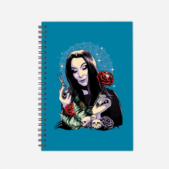 Sweet Morticia-none dot grid notebook-heydale