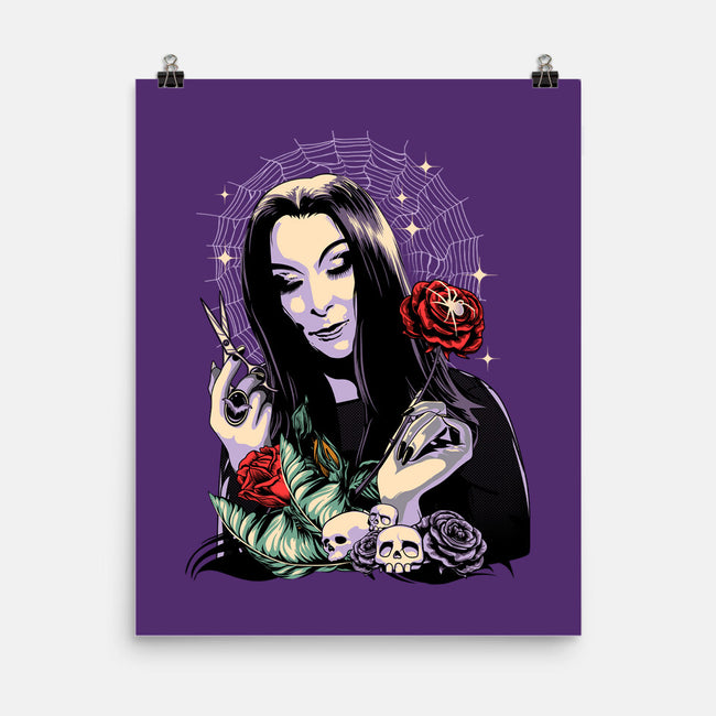 Sweet Morticia-none matte poster-heydale