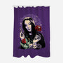 Sweet Morticia-none polyester shower curtain-heydale