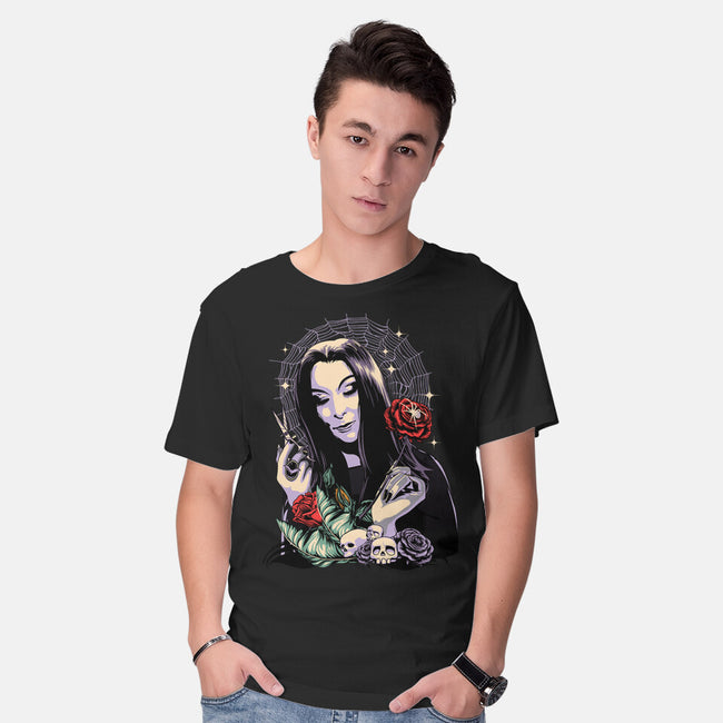 Sweet Morticia-mens basic tee-heydale