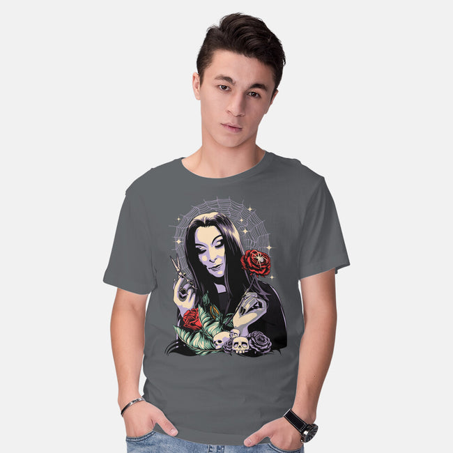 Sweet Morticia-mens basic tee-heydale