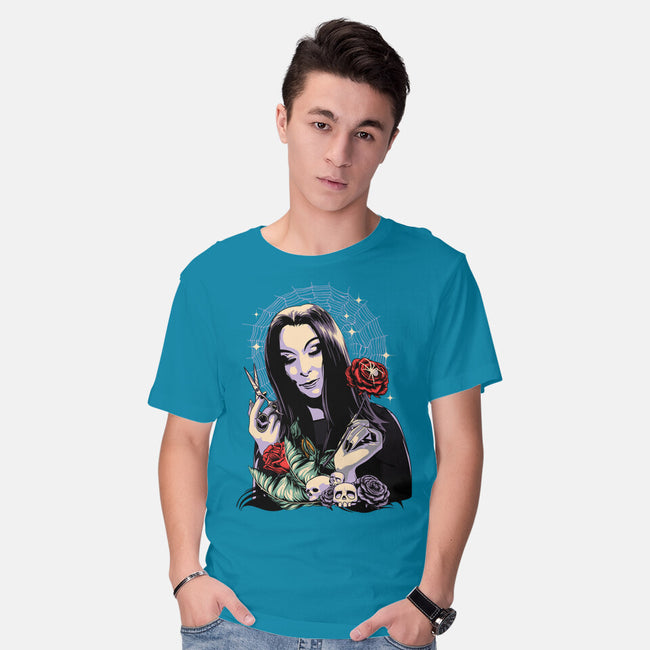 Sweet Morticia-mens basic tee-heydale