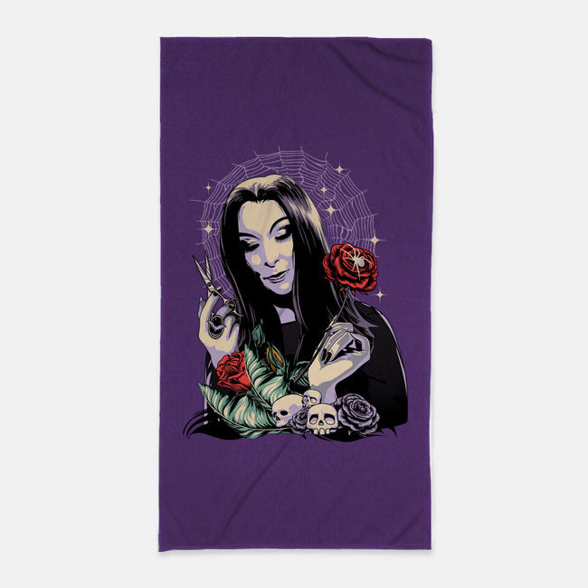 Sweet Morticia-none beach towel-heydale