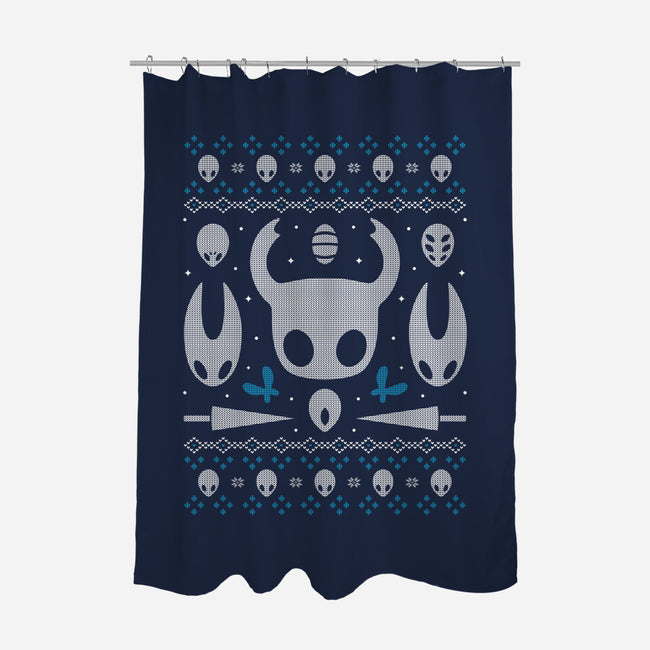 The Child Of The Abyss Christmas-none polyester shower curtain-Alundrart