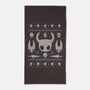 The Child Of The Abyss Christmas-none beach towel-Alundrart