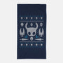 The Child Of The Abyss Christmas-none beach towel-Alundrart