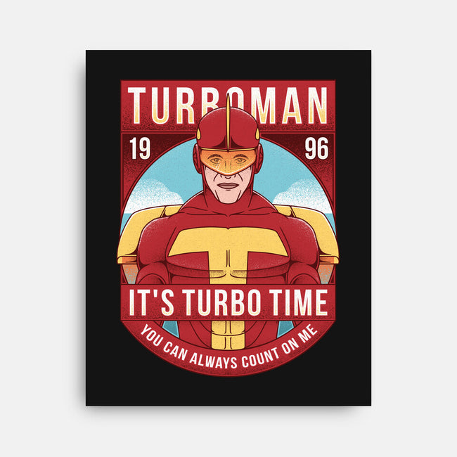 It's Turbo Time-none stretched canvas-Alundrart