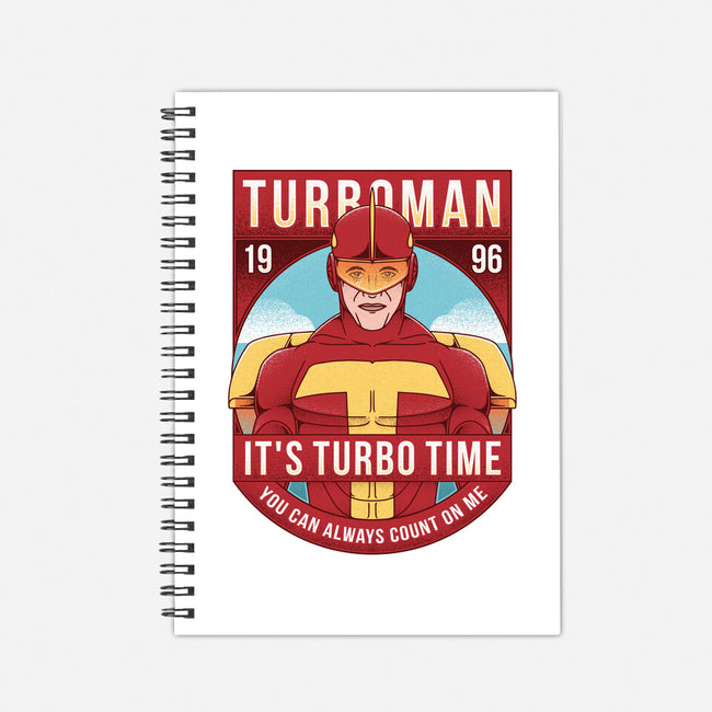 It's Turbo Time-none dot grid notebook-Alundrart