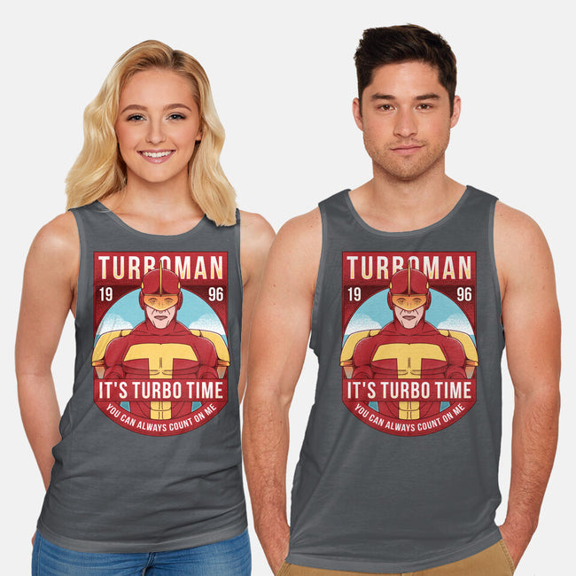 It's Turbo Time-unisex basic tank-Alundrart