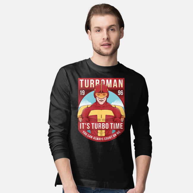 It's Turbo Time-mens long sleeved tee-Alundrart