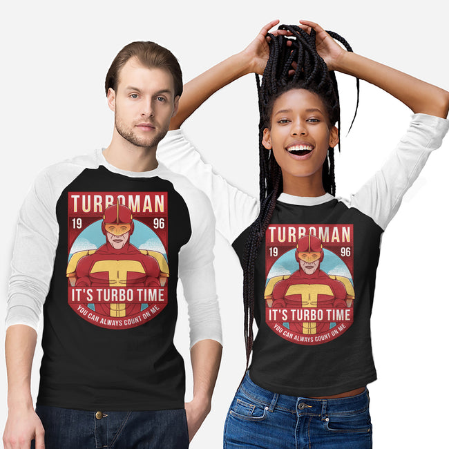 It's Turbo Time-unisex baseball tee-Alundrart