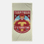 It's Turbo Time-none beach towel-Alundrart