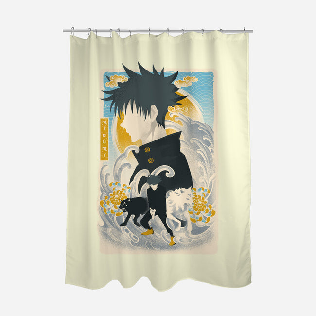 Musha-E Megumi-none polyester shower curtain-hypertwenty
