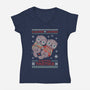 Better Together!-womens v-neck tee-ricolaa