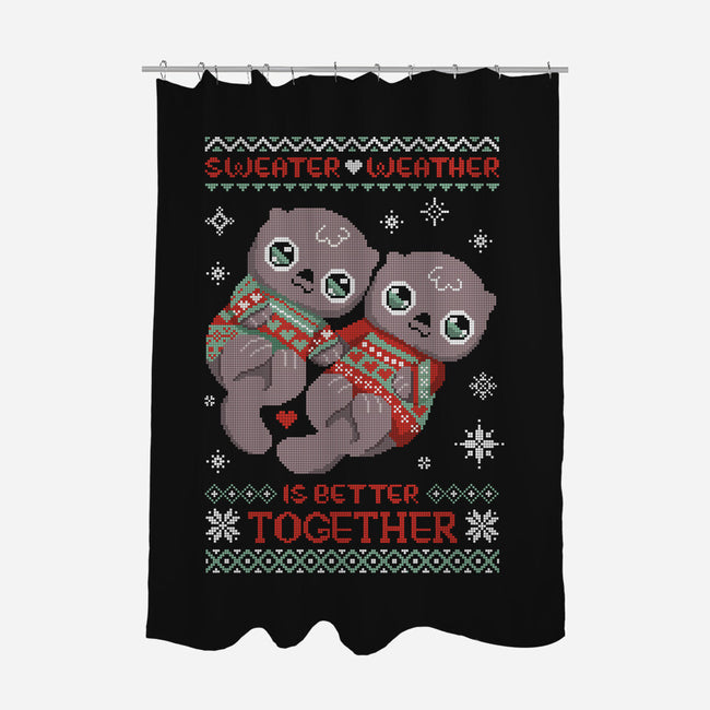 Better Together!-none polyester shower curtain-ricolaa