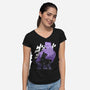 Passionate Power-womens v-neck tee-fanfreak1