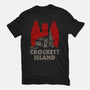 Visit Croquet Island-womens fitted tee-Melonseta