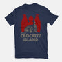 Visit Croquet Island-womens basic tee-Melonseta