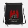 Visit Croquet Island-none drawstring bag-Melonseta
