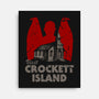 Visit Croquet Island-none stretched canvas-Melonseta