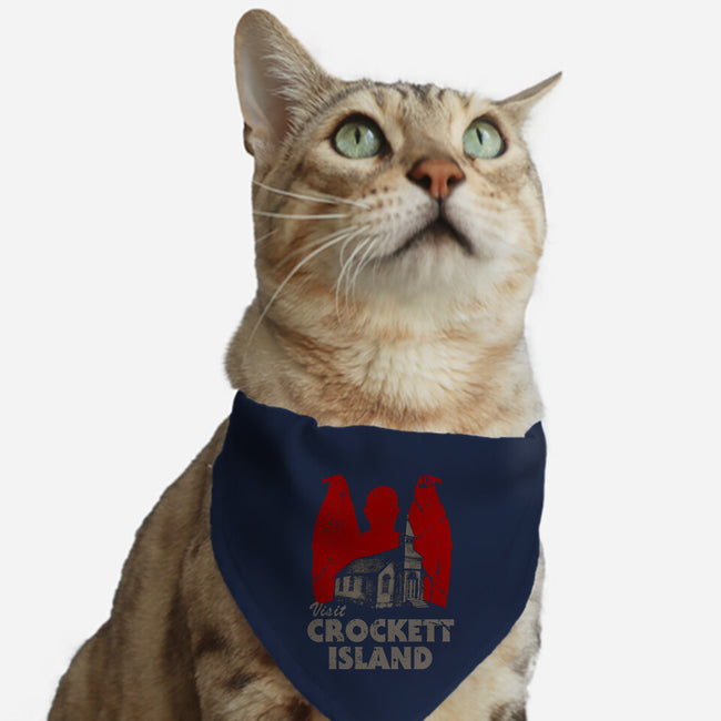 Visit Croquet Island-cat adjustable pet collar-Melonseta