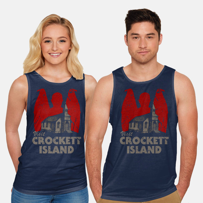 Visit Croquet Island-unisex basic tank-Melonseta