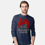 Visit Croquet Island-mens long sleeved tee-Melonseta