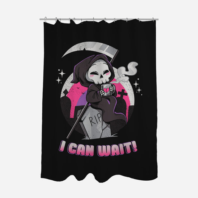 I Can Wait-none polyester shower curtain-yumie