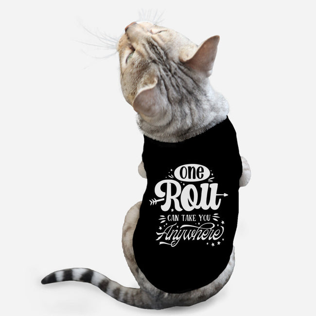 One Roll-cat basic pet tank-ShirtGoblin