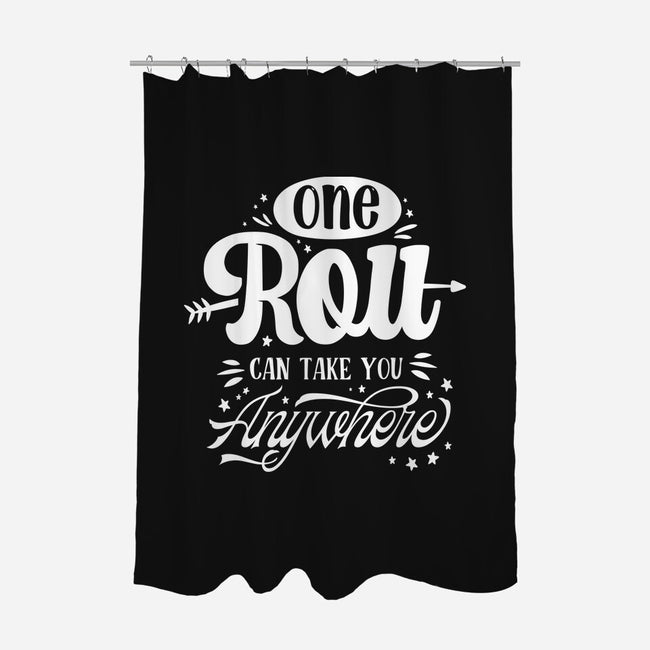 One Roll-none polyester shower curtain-ShirtGoblin