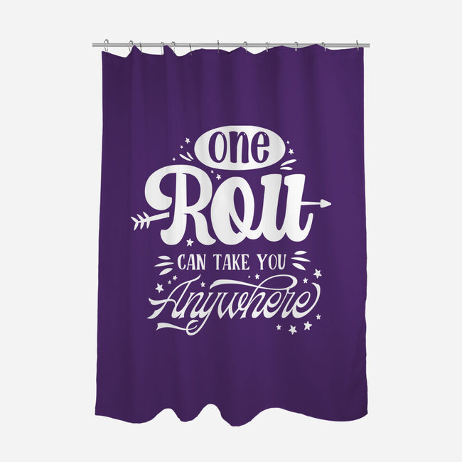 One Roll-none polyester shower curtain-ShirtGoblin