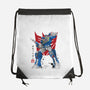 Sound Sumi-E-none drawstring bag-DrMonekers