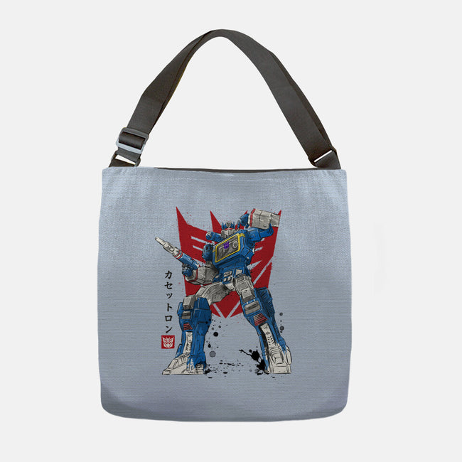 Sound Sumi-E-none adjustable tote-DrMonekers