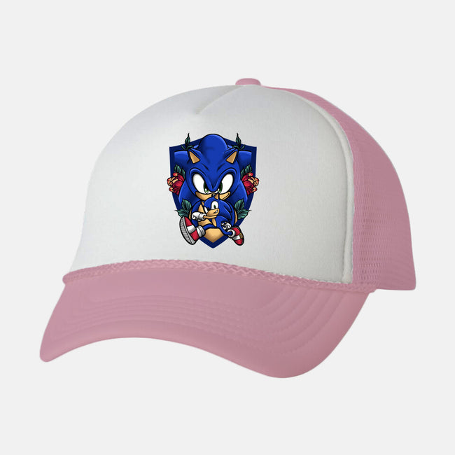 The Hedgehog-unisex trucker hat-Badbone Collections