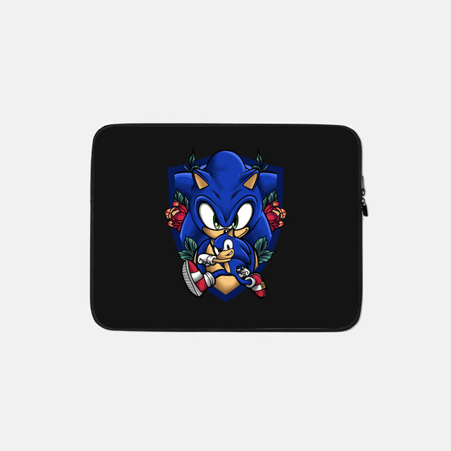The Hedgehog-none zippered laptop sleeve-Badbone Collections