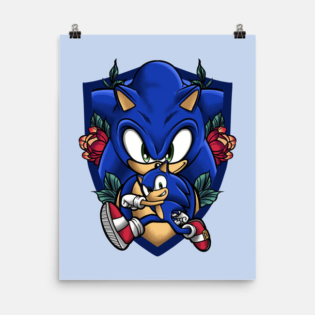 The Hedgehog-none matte poster-Badbone Collections