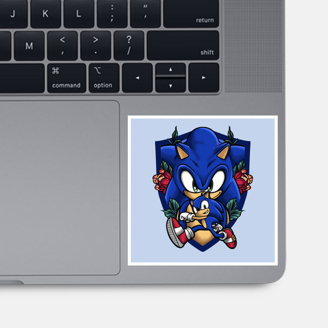 The Hedgehog-none glossy sticker-Badbone Collections