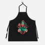Too Grumpy For Christmas-unisex kitchen apron-glitchygorilla